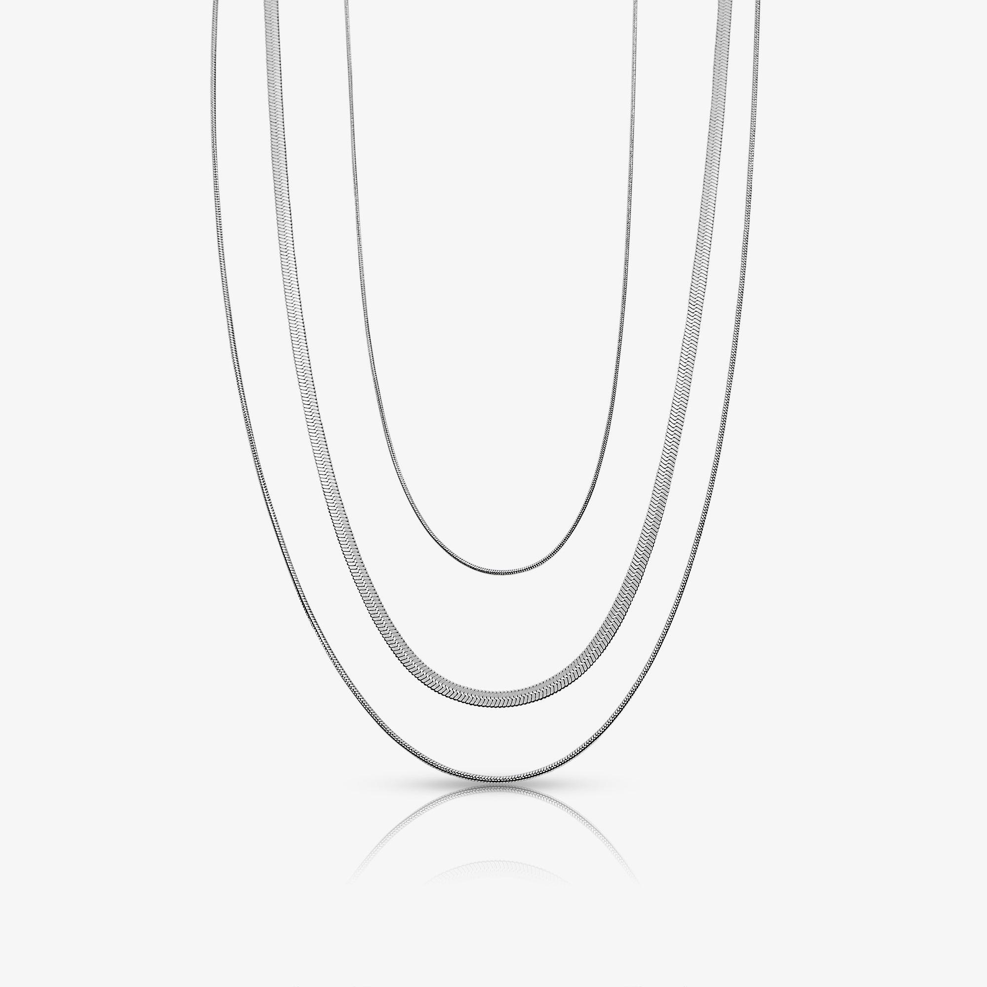 Evry Jewels Queen Behaviour Triple Layered Necklace