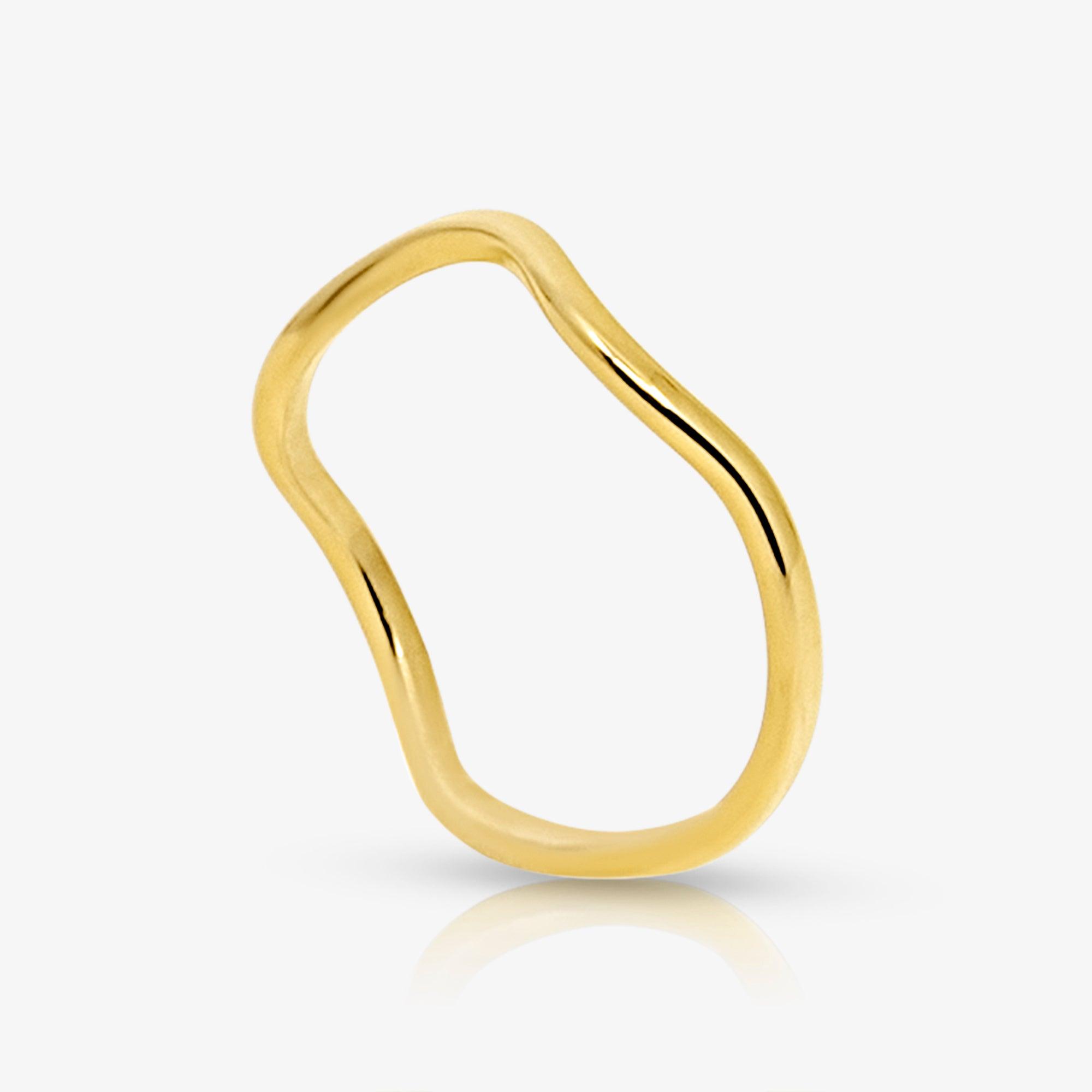 Evry Jewels Daydream Wave Pinky Ring