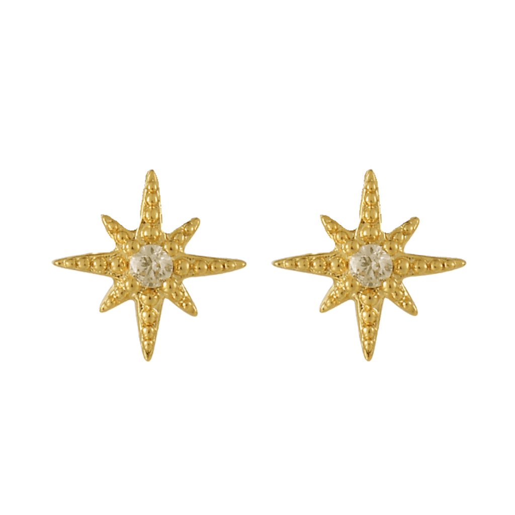 Evry Jewels Radiant Star Earrings
