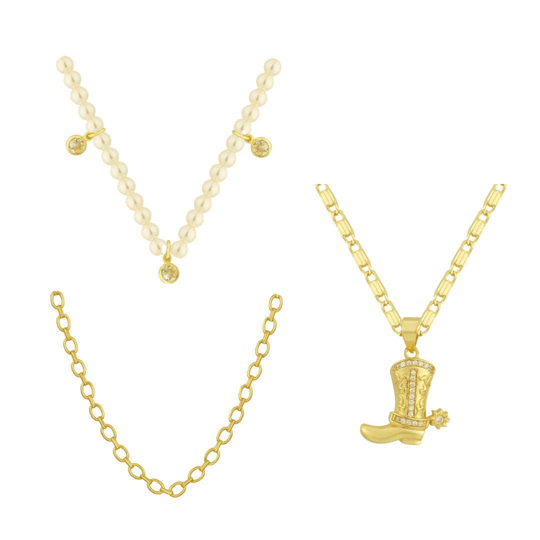 Evry Jewels Rodeo Royale Bundle: 3 Piece Necklace Bundle