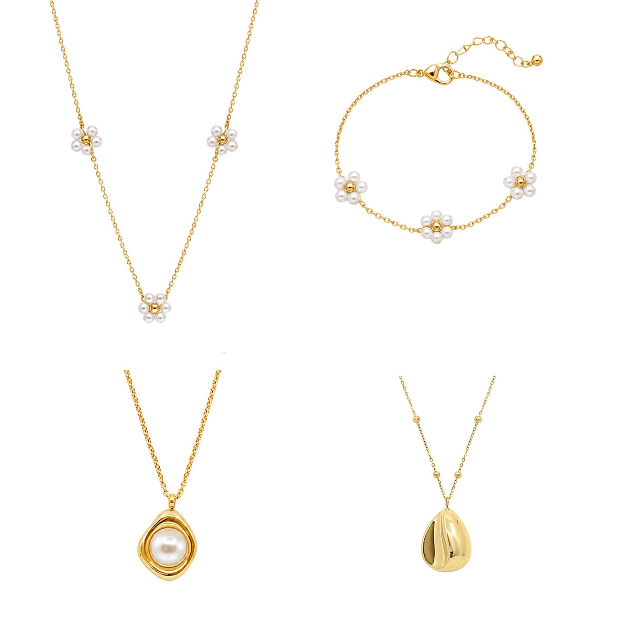 Evry Jewels Pearl Summer 4 Piece Bundle