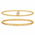 Evry Jewels Say it All Anklet