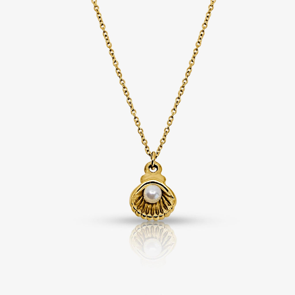 Evry Jewels Shelly Pearl Necklace