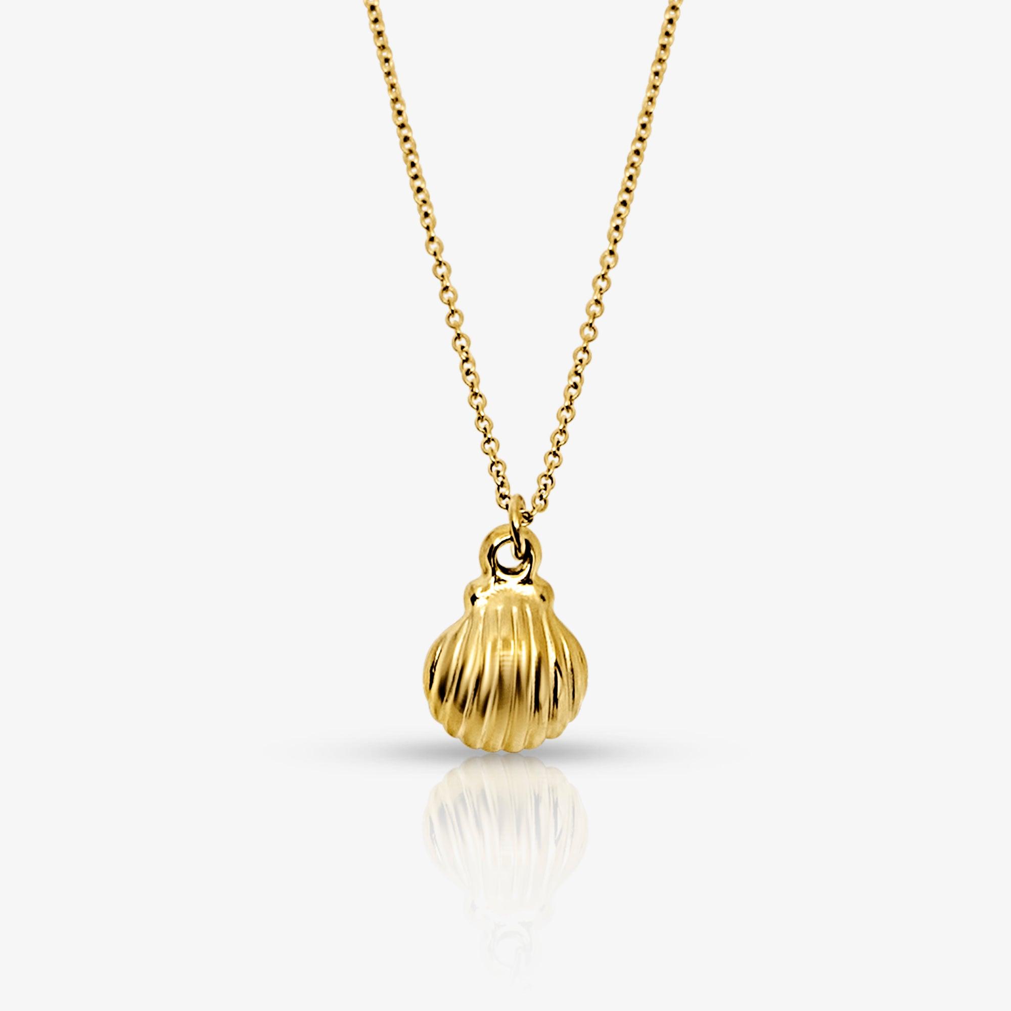 Evry Jewels Shelly Pearl Necklace