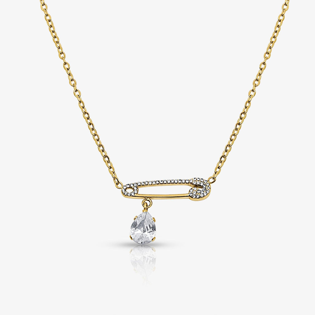 Evry Jewels Shiny Pin Necklace