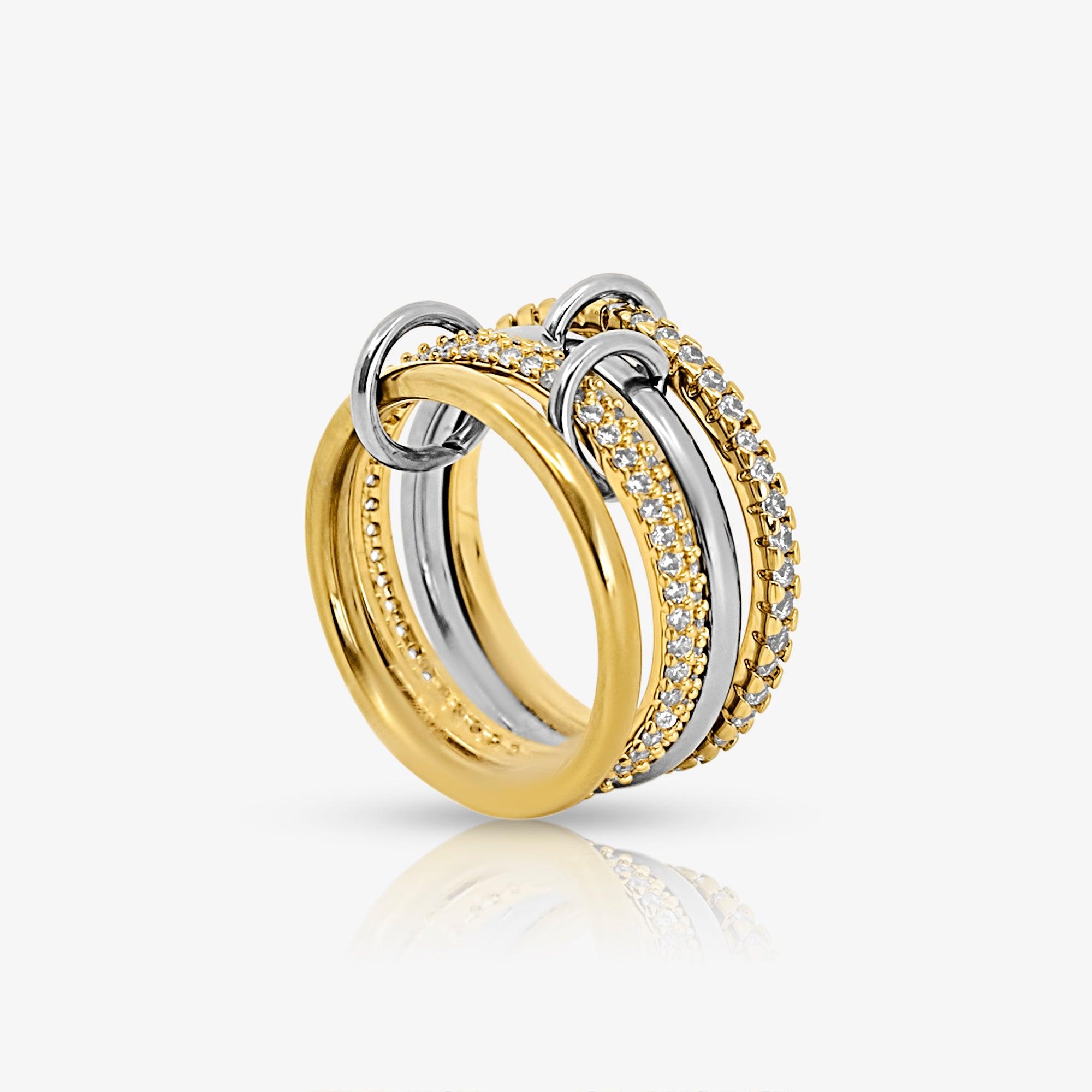 Evry Jewels Bonded Stacked Ring