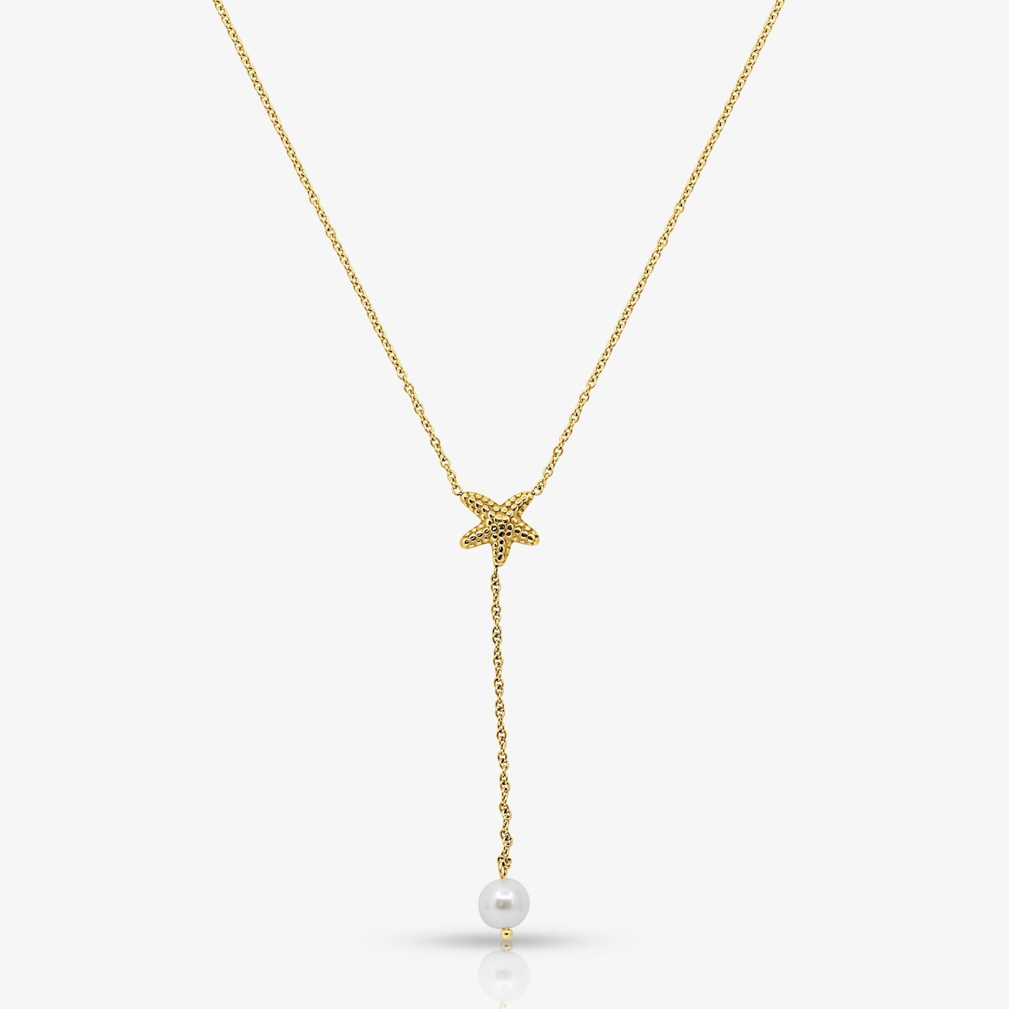 Evry Jewels Pearly Sea Lariat Necklace