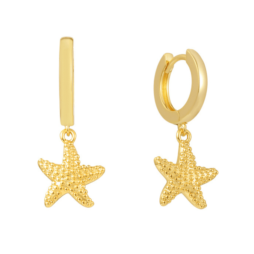 Evry Jewels Starfish Earrings