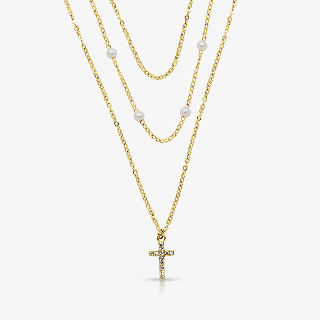 Evry Jewels Sunday Crush Necklace 3 Piece Set