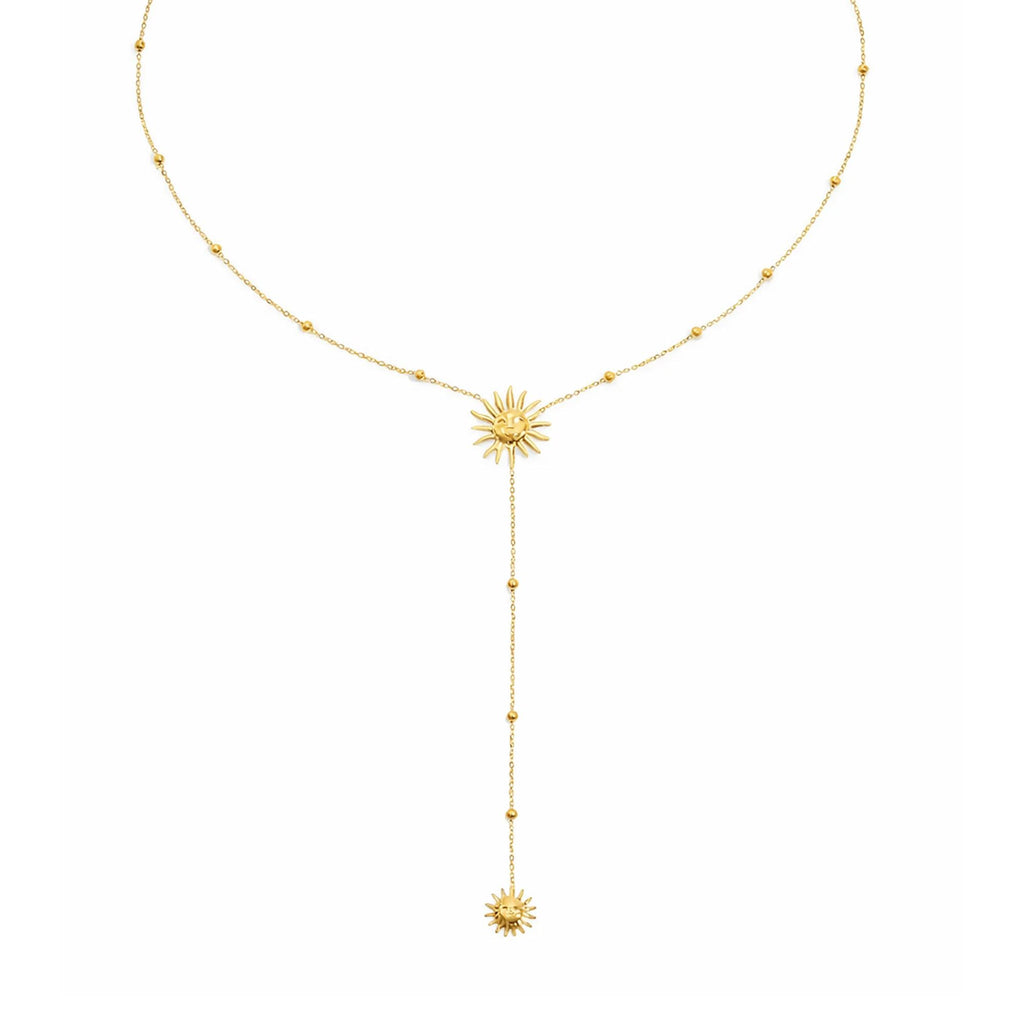 Evry Jewels Sunny Glow Lariat Necklace