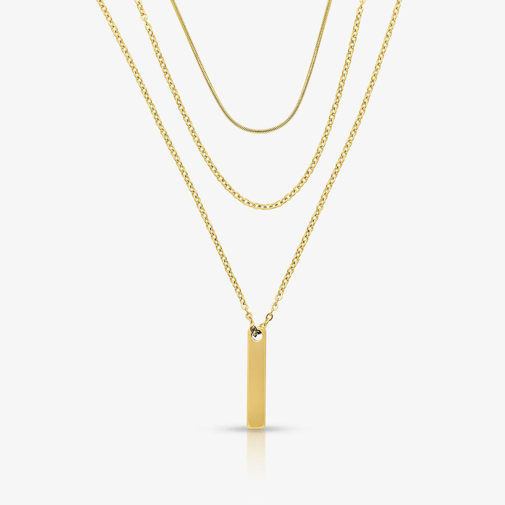 Evry Jewels That Girl Necklace 3 Piece Set