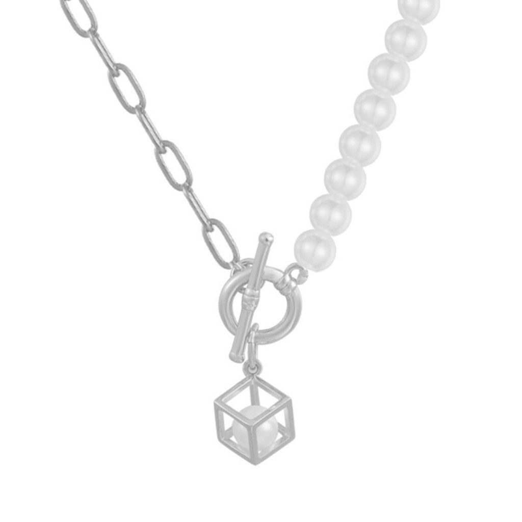 Evry Jewels Cubic Charm Necklace
