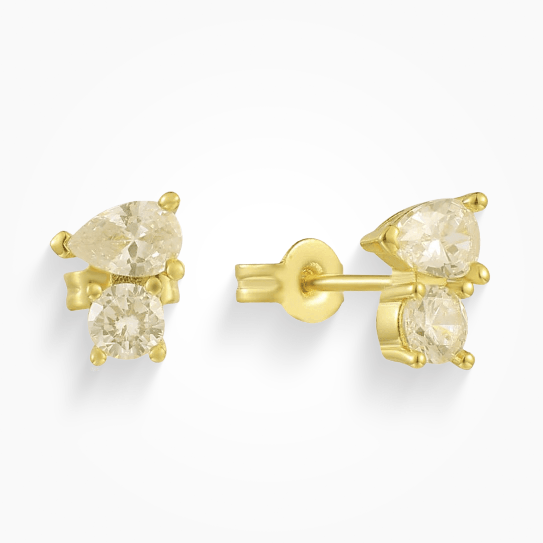Evry Jewels Toi et Moi Earrings