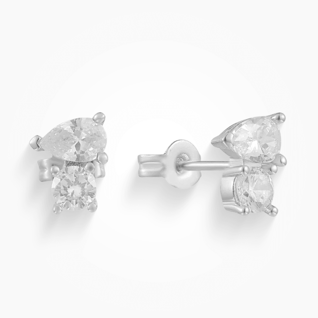 Evry Jewels Toi et Moi Earrings