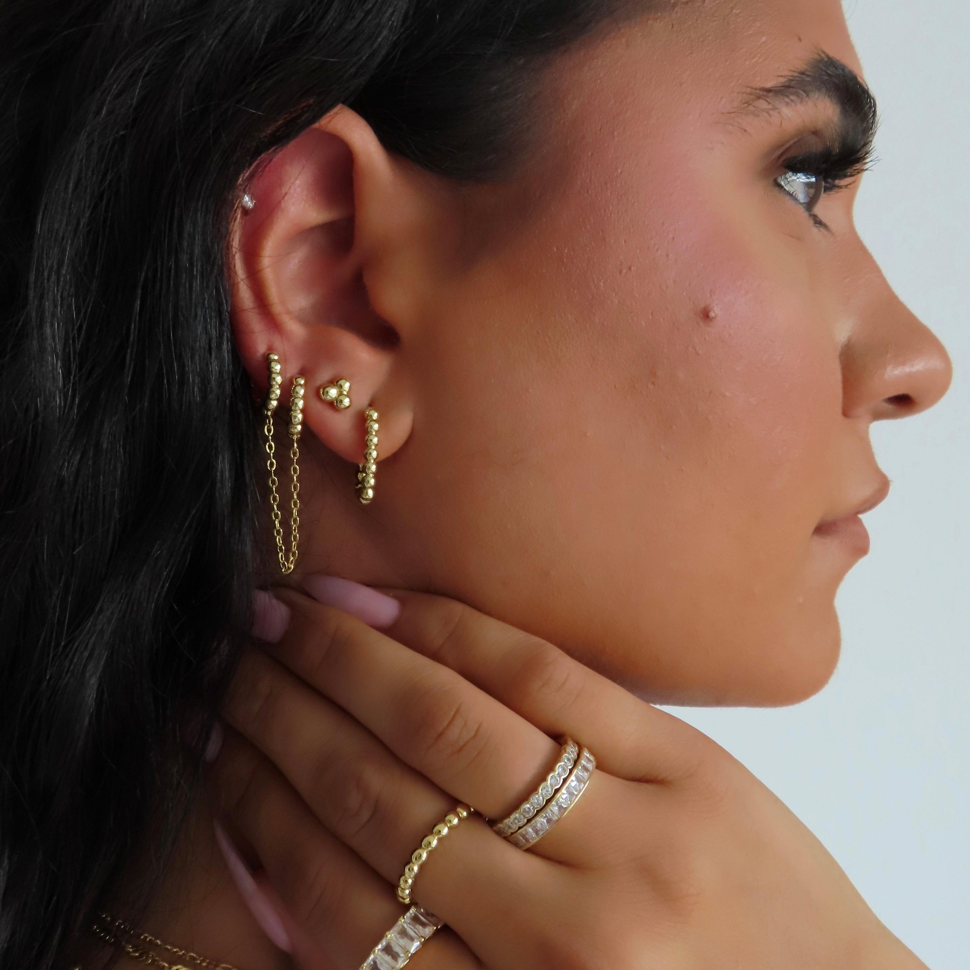 Evry Jewels Trio Earrings