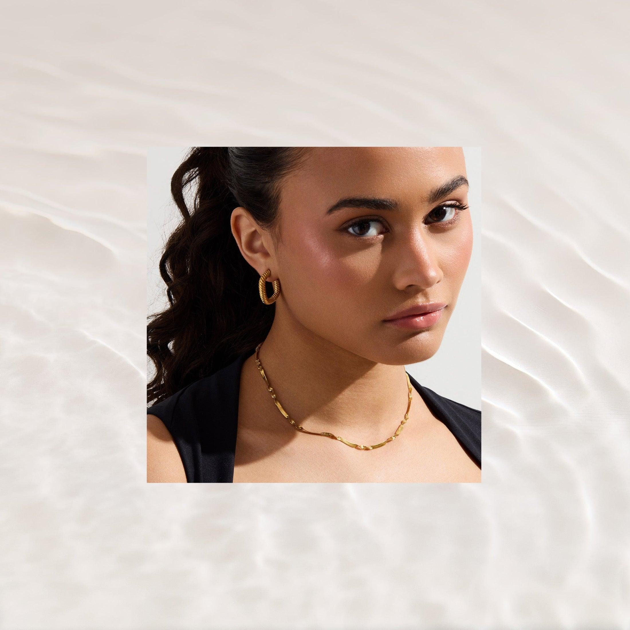 Evry Jewels Twisted Luxe Necklace