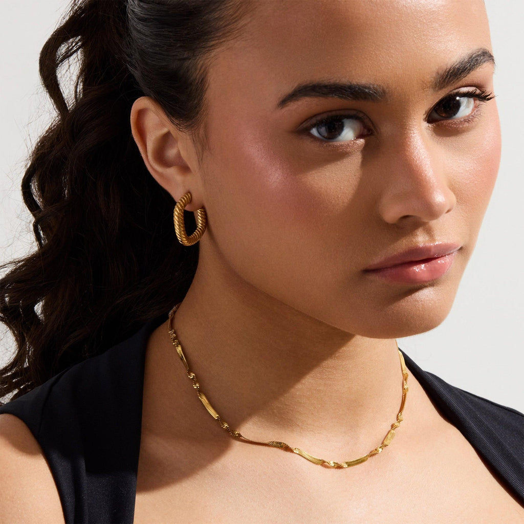 Evry Jewels Twisted Luxe Necklace